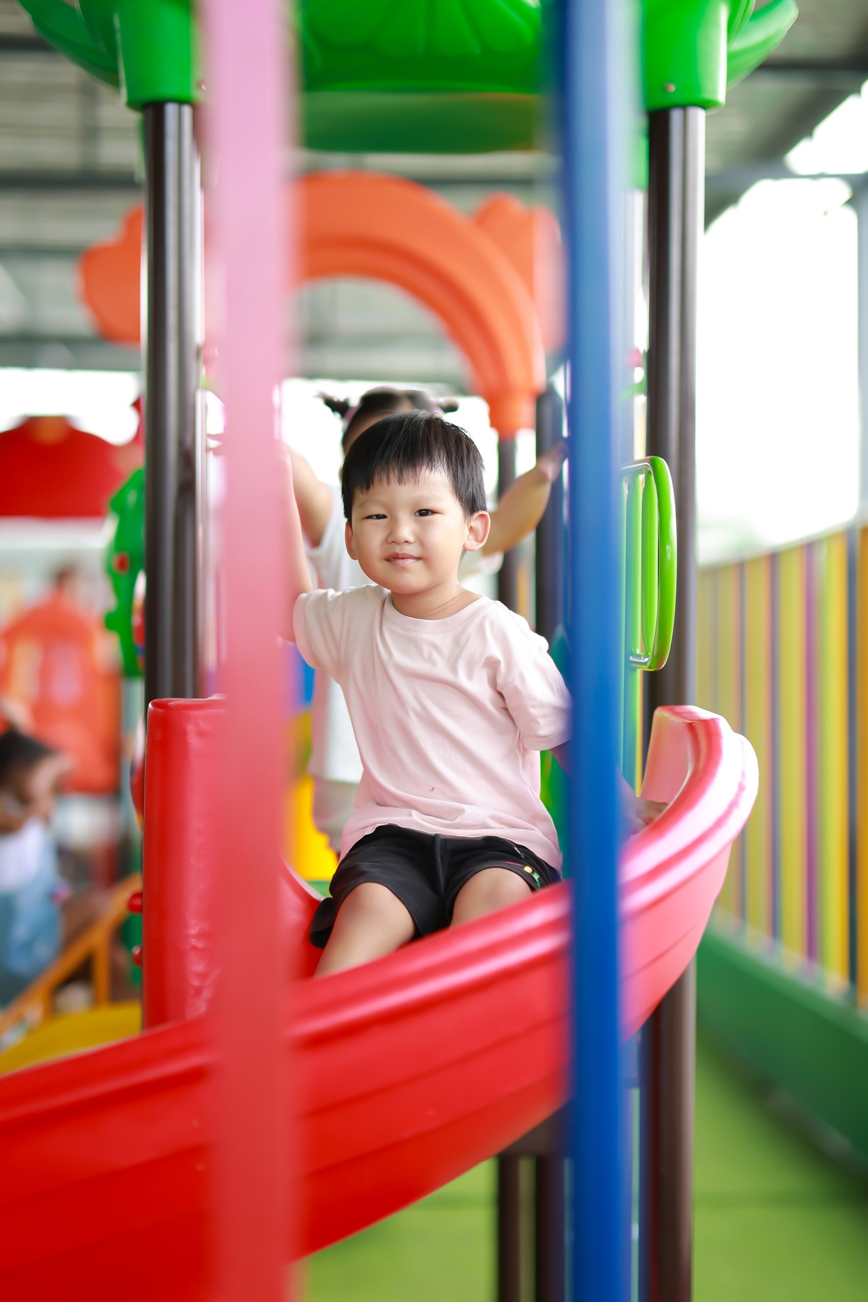 Early Years student playing